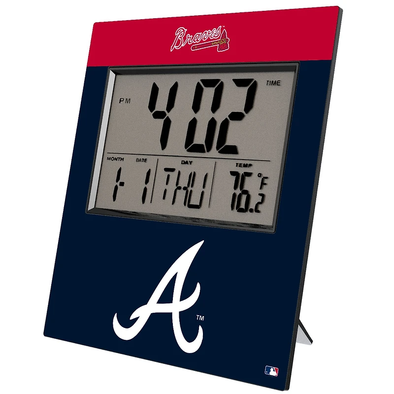 Keyscaper Atlanta Braves Digital Desk Clock