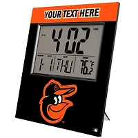 Keyscaper Baltimore Orioles Personalized Digital Desk Clock
