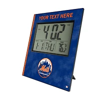 Keyscaper New York Mets Personalized Digital Desk Clock