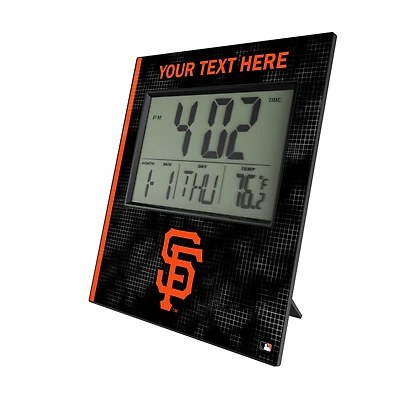 Keyscaper San Francisco Giants Personalized Digital Desk Clock