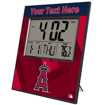 Keyscaper Los Angeles Angels Personalized Digital Desk Clock