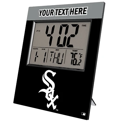 Keyscaper Chicago White Sox Personalized Digital Desk Clock