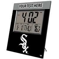 Keyscaper Chicago White Sox Personalized Digital Desk Clock