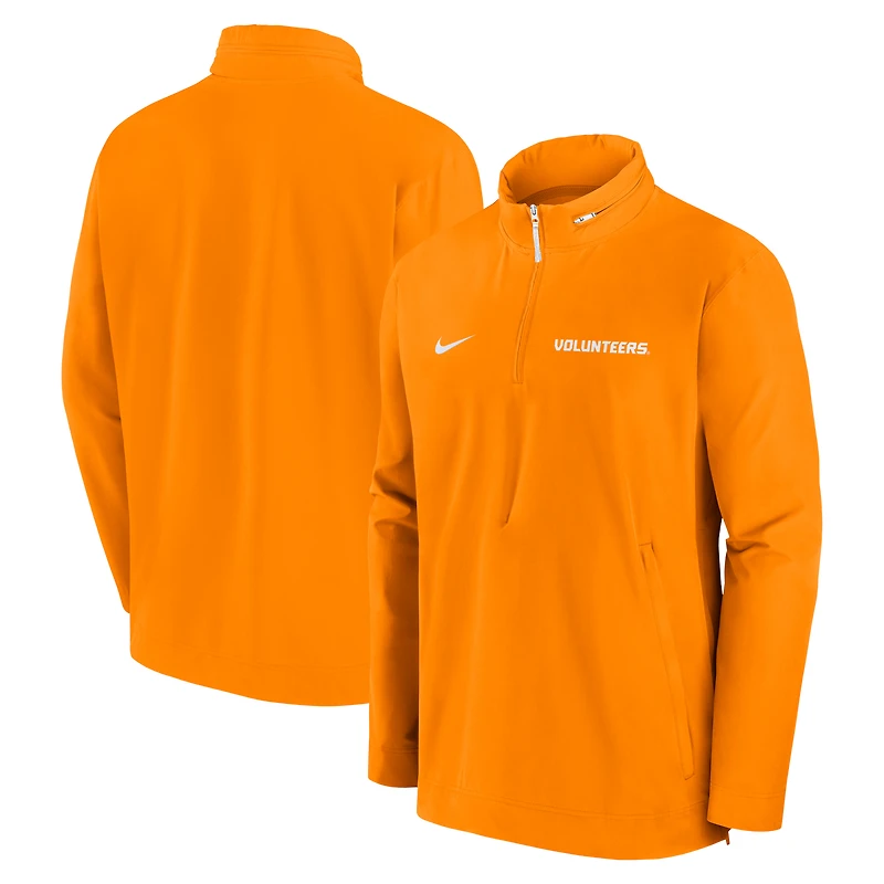 Men's Nike Tennessee Orange Tennessee Volunteers Sideline Coaches Lightweight Quarter-Zip Jacket