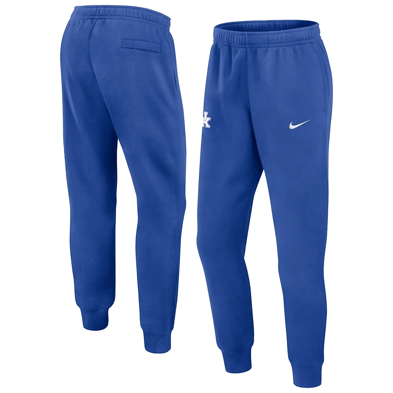 Men's Nike Royal Kentucky Wildcats 2024 Sideline Club Fleece Joggers