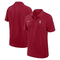 Men's Nike Cardinal Stanford Cardinal 2024 Sideline Woven Performance Polo