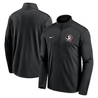Men's Nike  Black Florida State Seminoles Primetime Pacer Performance Half-Zip Top