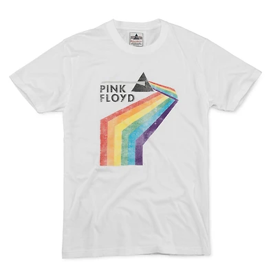 Unisex American Needle White Pink Floyd Vintage Fade T-Shirt