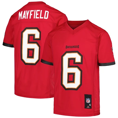 Youth Baker Mayfield Red Tampa Bay Buccaneers  Replica Player Jersey