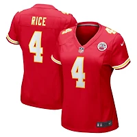 Women's Nike Rashee Rice  Red Kansas City Chiefs  Game Jersey