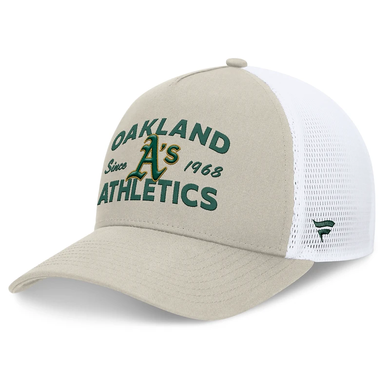 Men's Fanatics Stone Athletics A-Frame Trucker Adjustable Hat