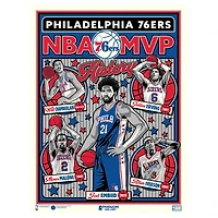 Phenom Gallery Philadelphia 76ers 18" x 24" Serigraph Print