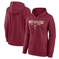 Women's Maroon Boston College Eagles Authentic Pick-A-Sport Pullover Hoodie