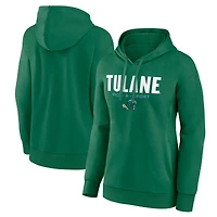 Women's Green Tulane Green Wave Authentic Pick-A-Sport Pullover Hoodie