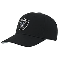 Youth Black Las Vegas Raiders Team Pre-Curved Adjustable Hat