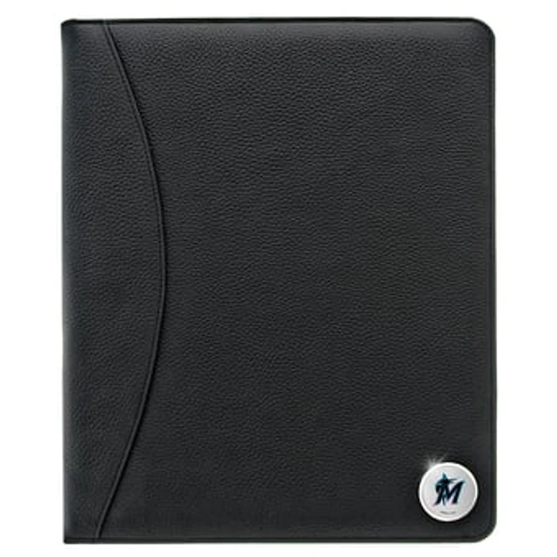 Miami Marlins Leather Portfolio