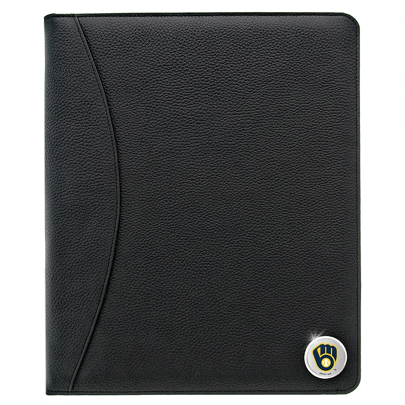 Milwaukee Brewers Leather Portfolio
