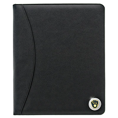 Milwaukee Brewers Leather Portfolio