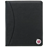 Washington Nationals Zippered Leather Portfolio
