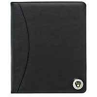 Milwaukee Brewers Zippered Leather Portfolio