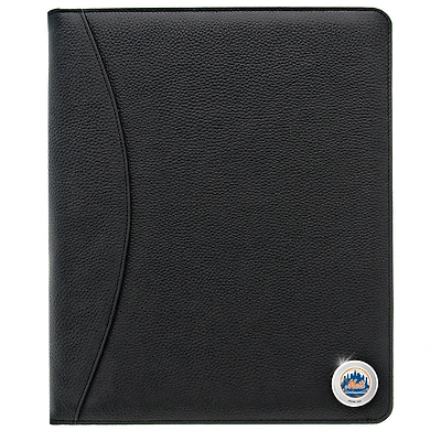 New York Mets Zippered Leather Portfolio