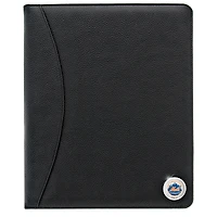 New York Mets Zippered Leather Portfolio