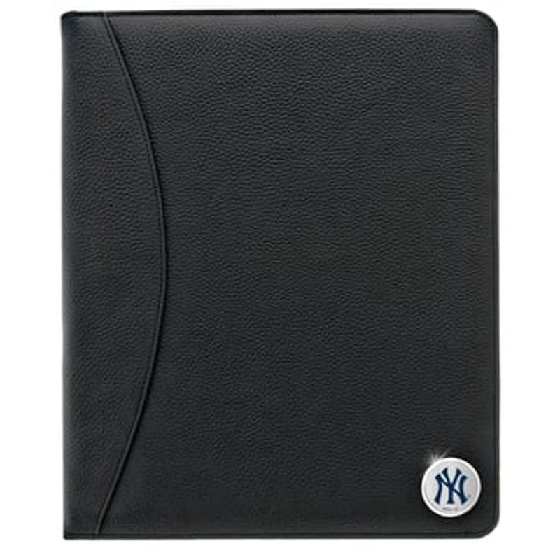 New York Yankees Zippered Leather Portfolio