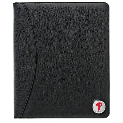 Philadelphia Phillies Zippered Leather Portfolio