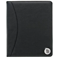 San Diego Padres Zippered Leather Portfolio