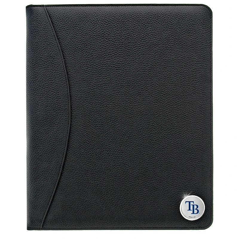 Tampa Bay Rays Zippered Leather Portfolio