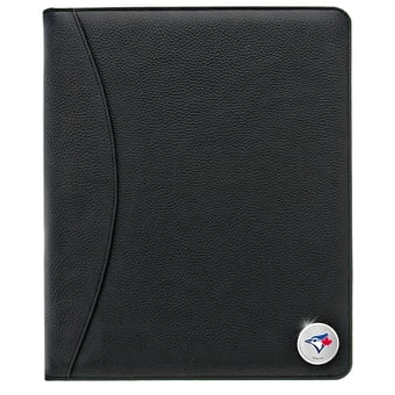 Toronto Blue Jays Zippered Leather Portfolio
