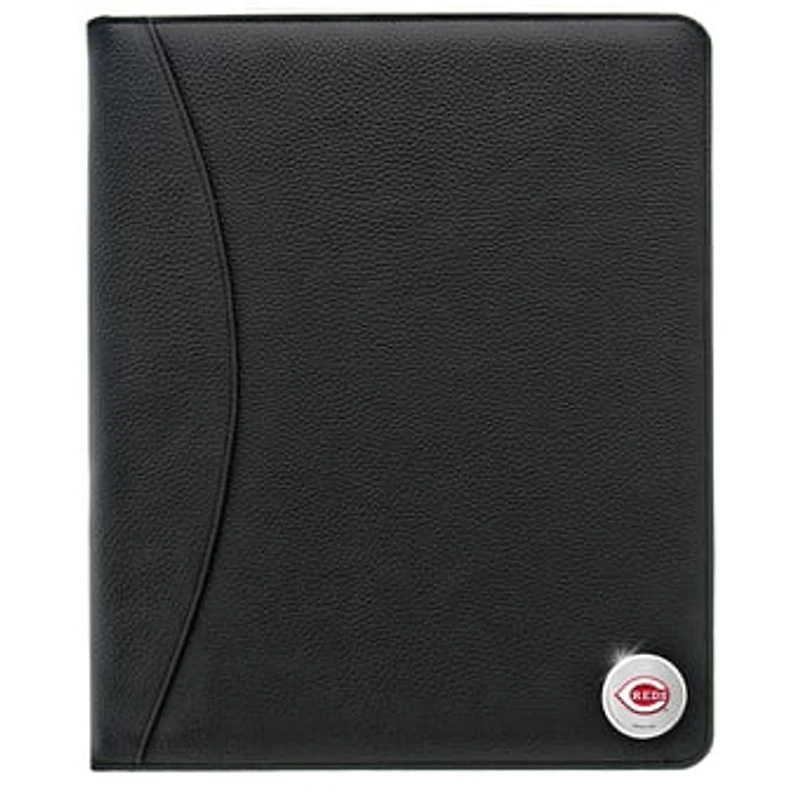 Cincinnati Reds Zippered Leather Portfolio