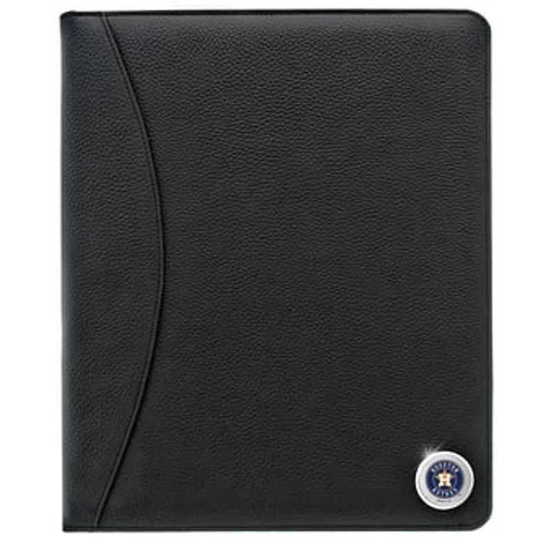 Houston Astros Zippered Leather Portfolio