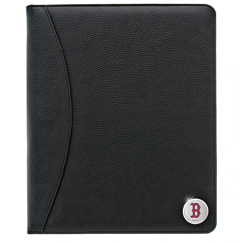 Boston Red Sox Zippered Leather Portfolio