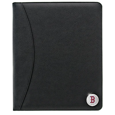 Boston Red Sox Zippered Leather Portfolio