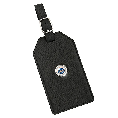 New York Mets Leather Luggage Tag