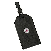 Atlanta Braves Leather Luggage Tag