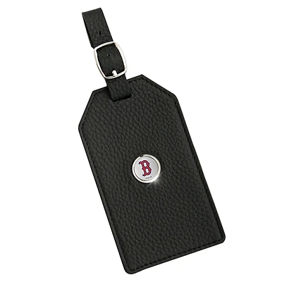 Boston Red Sox Leather Luggage Tag