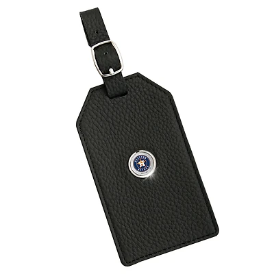 Houston Astros Leather Luggage Tag