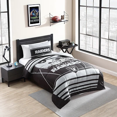 Las Vegas Raiders Twin Bedding Comforter Set