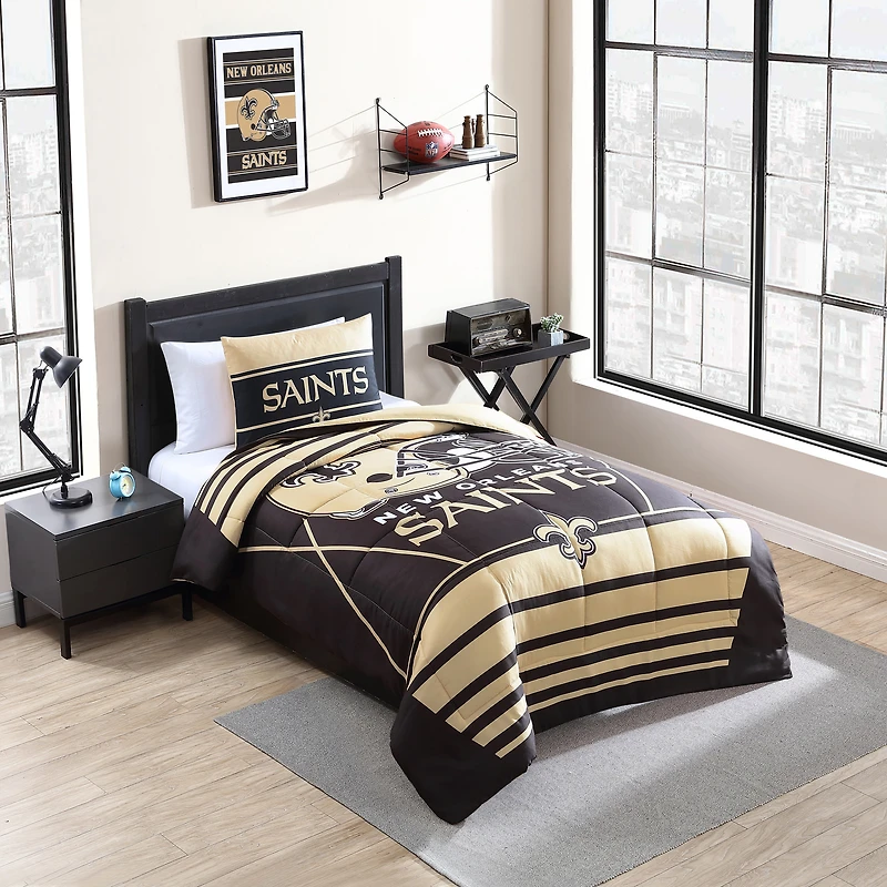 New Orleans Saints Twin Bedding Comforter Set