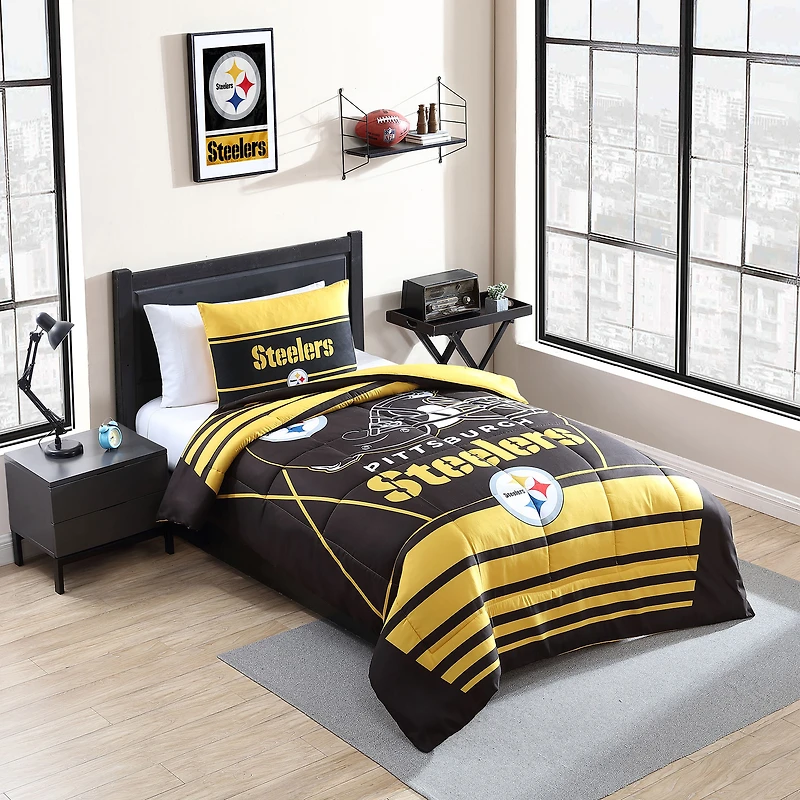 Pittsburgh Steelers Twin Bedding Comforter Set