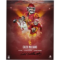 Caleb Williams USC Trojans Autographed 16" x 20" Heisman Collage Photograph