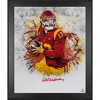 Caleb Williams USC Trojans Autographed Framed 20" x 24" In Focus Photograph
