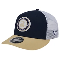 Men's New Era Navy Philadelphia Union Throwback Trucker Low Profile 9FIFTY Snapback Hat