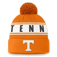 Men's Top of the World Tennessee Orange Tennessee Volunteers Slash Cuffed Knit Hat with Pom