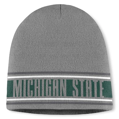 Men's Top of the World Gray Michigan State Spartans Jace Knit Beanie