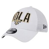 Men's New Era White New Orleans Saints Breakers 39THIRTY Flex Hat