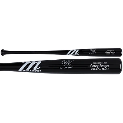 Corey Seager Texas Rangers Autographed 2023 MLB World Series Champions Marucci Game Model Bat with "2X WS MVP" Inscription