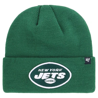 Youth '47 Green New York Jets Logo Cuffed Knit Hat